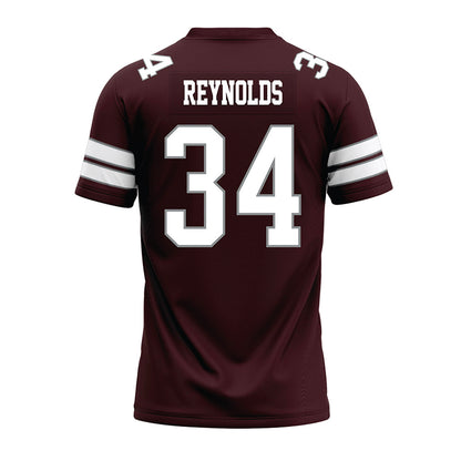 Montana - NCAA Football : Talen Reynolds - Maroon Premium Football Jersey-1