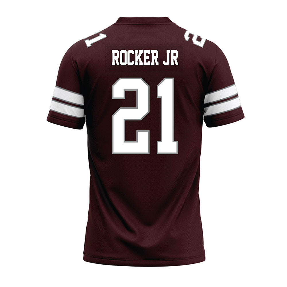 Montana - NCAA Football : Stevie Rocker Jr - Maroon Premium Football Jersey