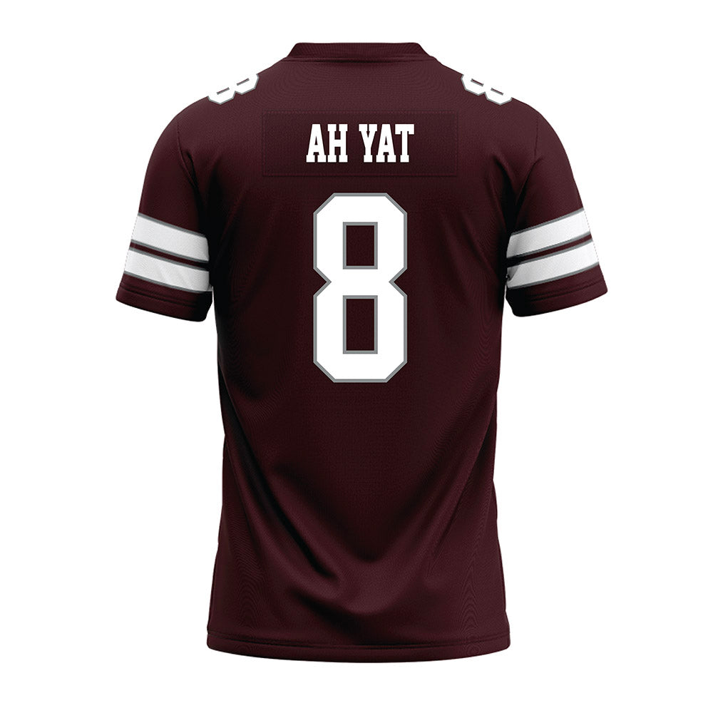 Montana - NCAA Football : Keali'i Ah Yat - Maroon Premium Football Jersey-1