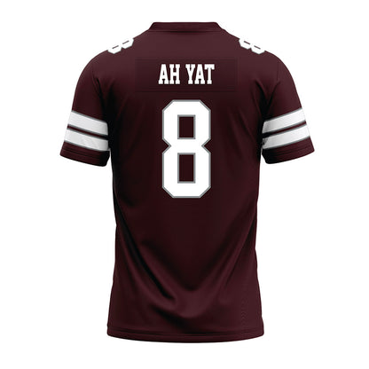 Montana - NCAA Football : Keali'i Ah Yat - Maroon Premium Football Jersey-1