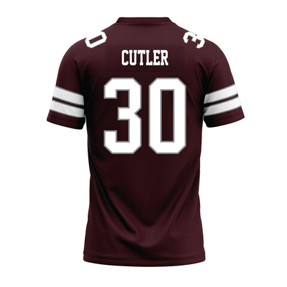 Montana - NCAA Football : Kade Cutler - Maroon Premium Football Jersey