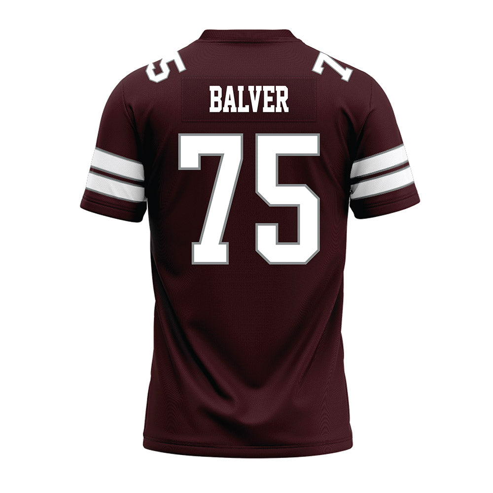 Montana - NCAA Football : jose balver - Maroon Premium Football Jersey-1