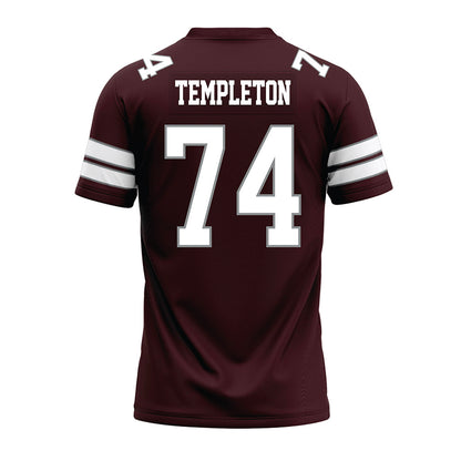 Montana - NCAA Football : Tate Templeton - Maroon Premium Football Jersey