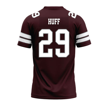 Montana - NCAA Football : Tanner Huff - Maroon Premium Football Jersey-1