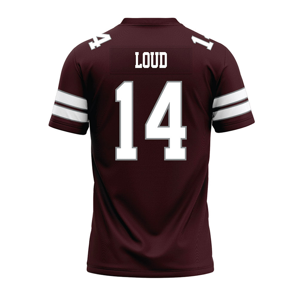 Montana - NCAA Football : Kyon Loud - Maroon Premium Football Jersey