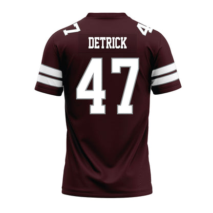 Montana - NCAA Football : Kellen Detrick - Maroon Premium Football Jersey-1