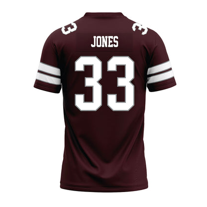 Montana - NCAA Football : Taylor Jones - Maroon Premium Football Jersey-1