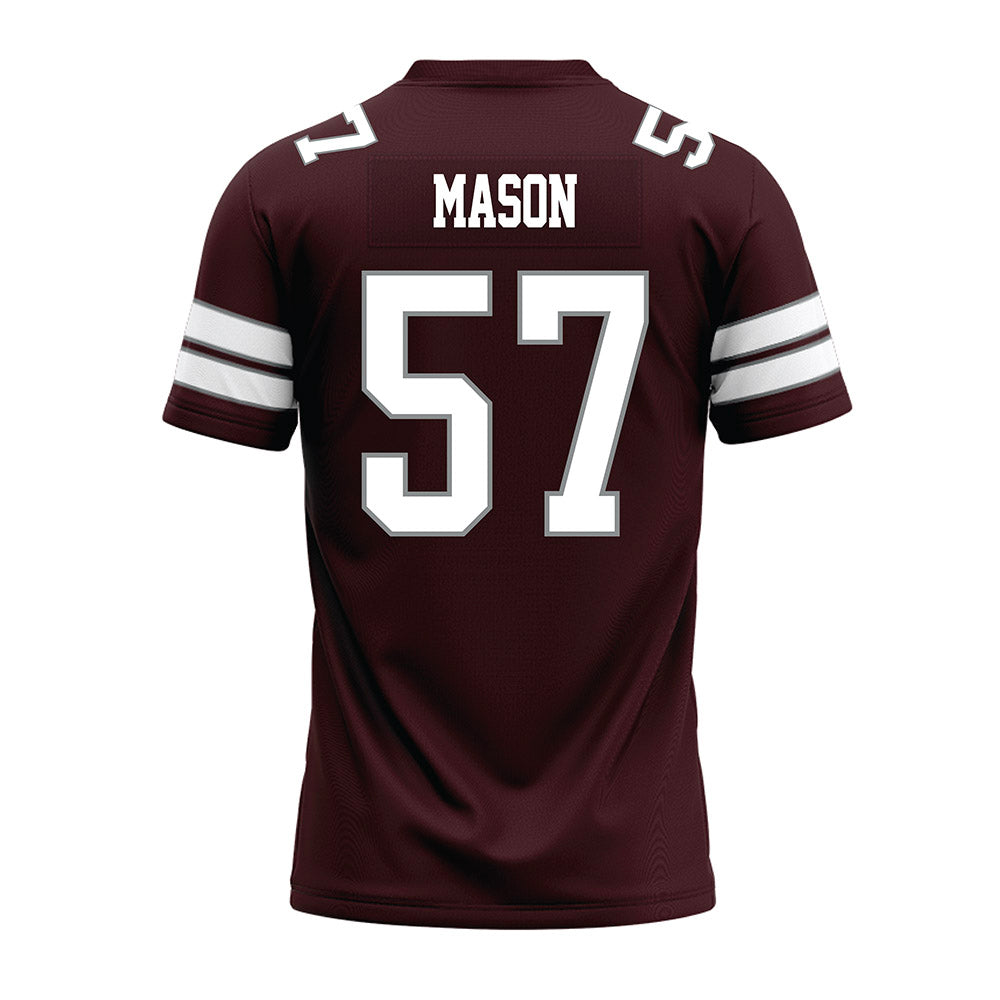 Montana - NCAA Football : Jake Mason - Maroon Premium Football Jersey-1
