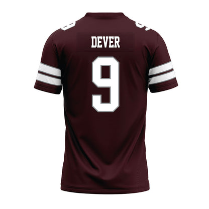Montana - NCAA Football : Jordan Dever - Maroon Premium Football Jersey-1