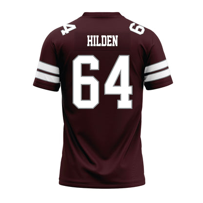 Montana - NCAA Football : Matt Hilden - Maroon Premium Football Jersey-1
