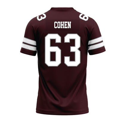 Montana - NCAA Football : Dylan Cohen - Maroon Premium Football Jersey