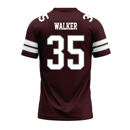 Montana - NCAA Football : Grady Walker - Maroon Premium Football Jersey-1