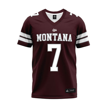 Montana - NCAA Football : Va'aimalae Fonoti - Maroon Premium Football Jersey