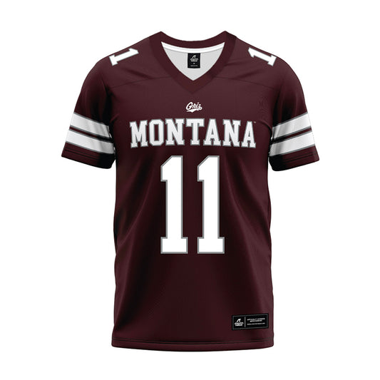 Montana - NCAA Football : Cameron Gurnsey - Maroon Premium Football Jersey-0