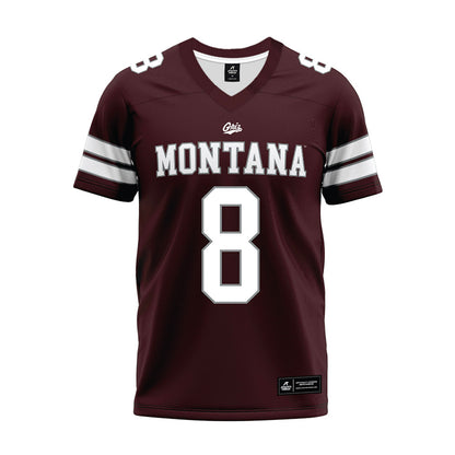 Montana - NCAA Football : Keali'i Ah Yat - Maroon Premium Football Jersey-0