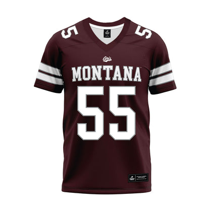Montana - NCAA Football : Austin Buehler - Maroon Premium Football Jersey-0
