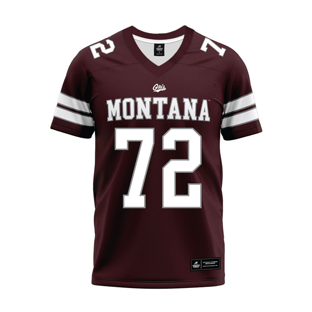 Montana - NCAA Football : Cade Klimczak - Maroon Premium Football Jersey