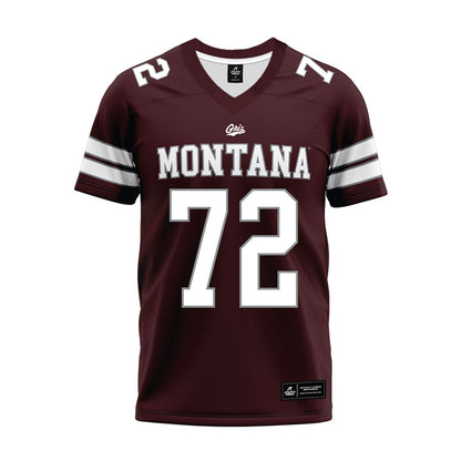 Montana - NCAA Football : Cade Klimczak - Maroon Premium Football Jersey