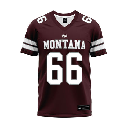 Montana - NCAA Football : Brandon Casey - Maroon Premium Football Jersey