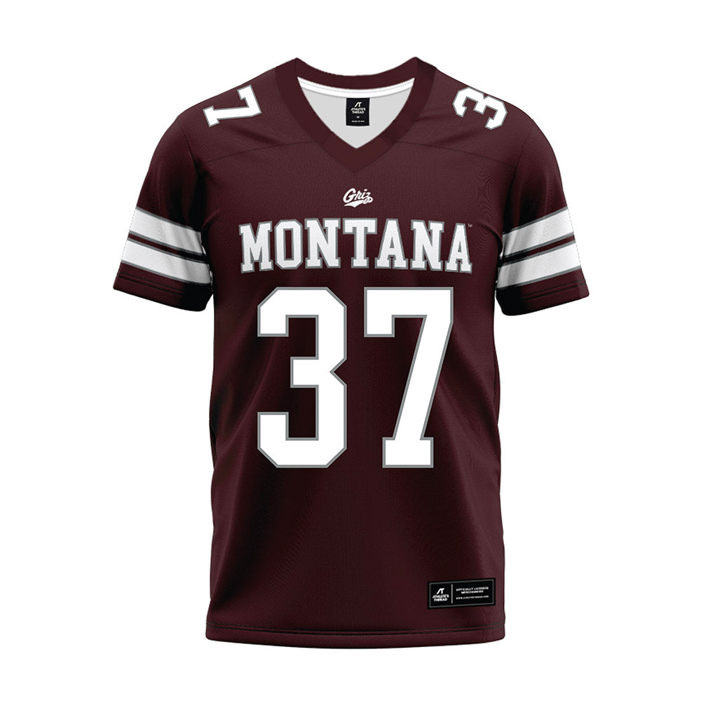 Montana - NCAA Football : Clay Oven - Maroon Premium Football Jersey-0