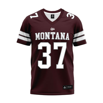 Montana - NCAA Football : Clay Oven - Maroon Premium Football Jersey-0
