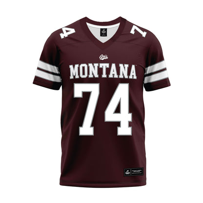 Montana - NCAA Football : Tate Templeton - Maroon Premium Football Jersey