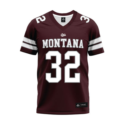 Montana - NCAA Football : Peyton Wing - Maroon Premium Football Jersey-0