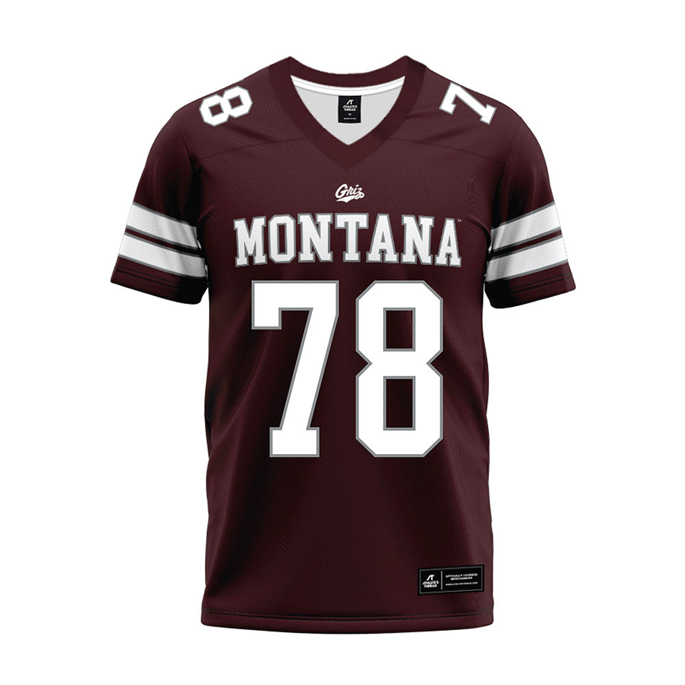 Montana - NCAA Football : Lucas Freitas - Maroon Premium Football Jersey