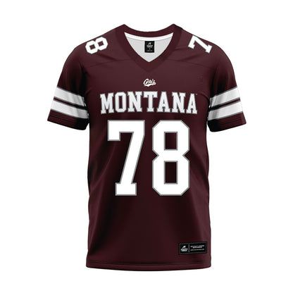 Montana - NCAA Football : Lucas Freitas - Maroon Premium Football Jersey