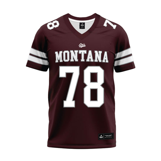 Montana - NCAA Football : Lucas Freitas - Maroon Premium Football Jersey
