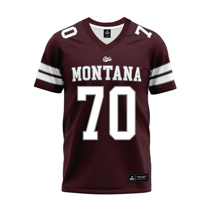 Montana - NCAA Football : Colin Amick - Maroon Premium Football Jersey-0