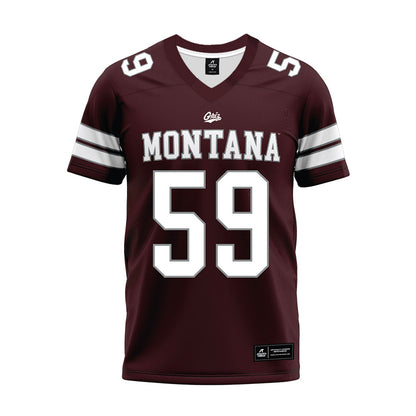 Montana - NCAA Football : Hayden Opitz - Maroon Premium Football Jersey-0