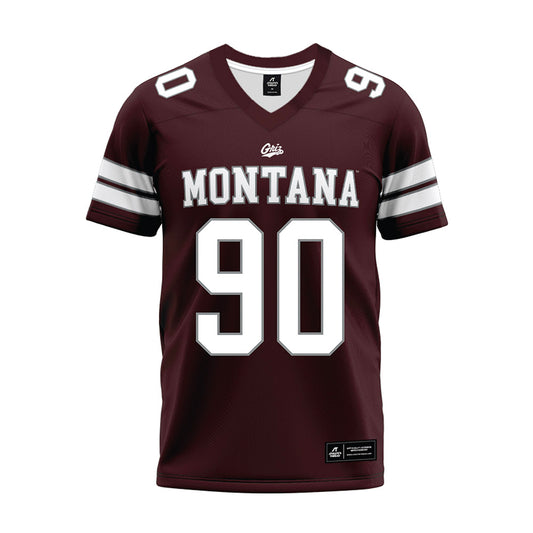 Montana - NCAA Football : Jareb Ramos - Maroon Premium Football Jersey