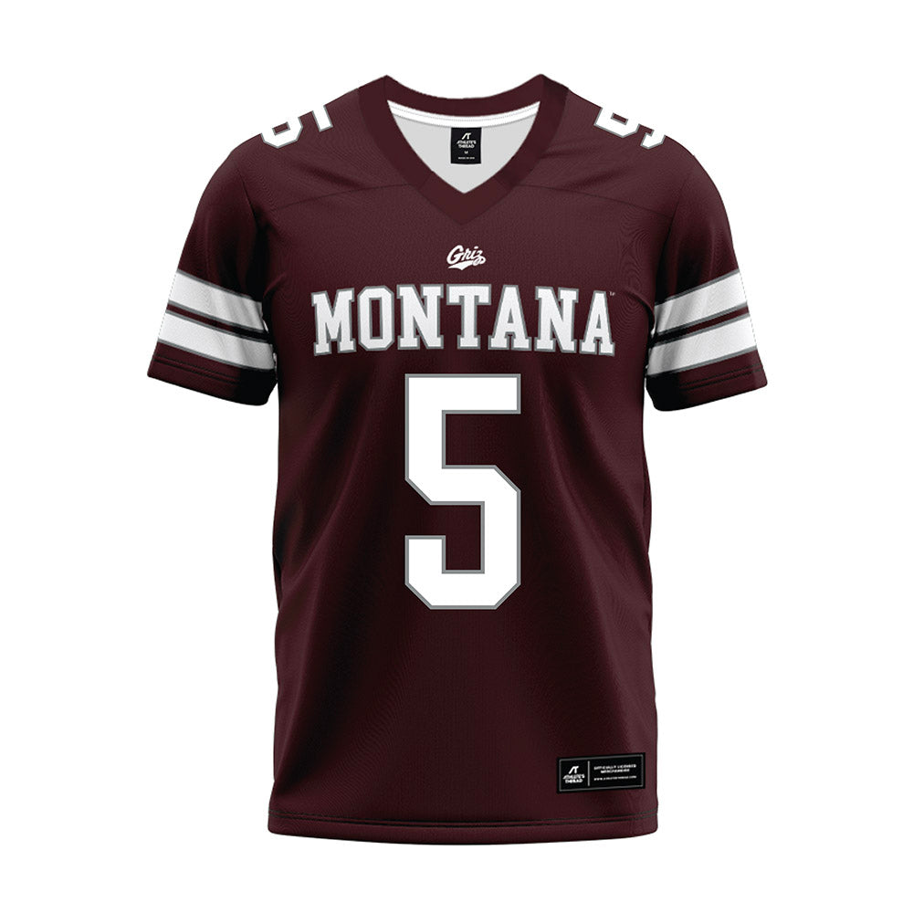 Montana - NCAA Football : Kyon Loud - Maroon Premium Football Jersey-0