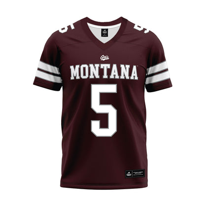 Montana - NCAA Football : Kyon Loud - Maroon Premium Football Jersey-0