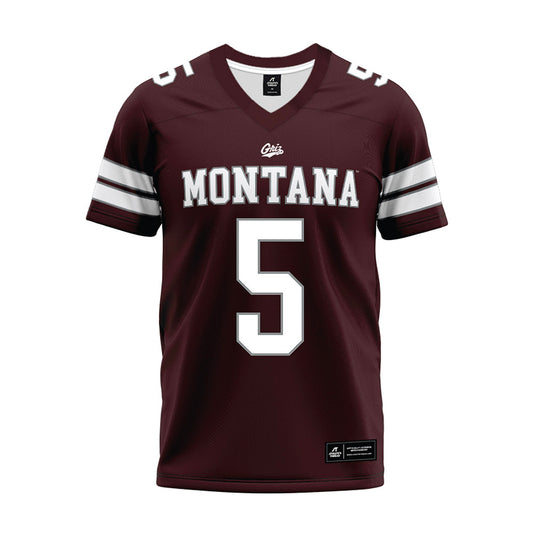 Montana - NCAA Football : Kyon Loud - Maroon Premium Football Jersey-0