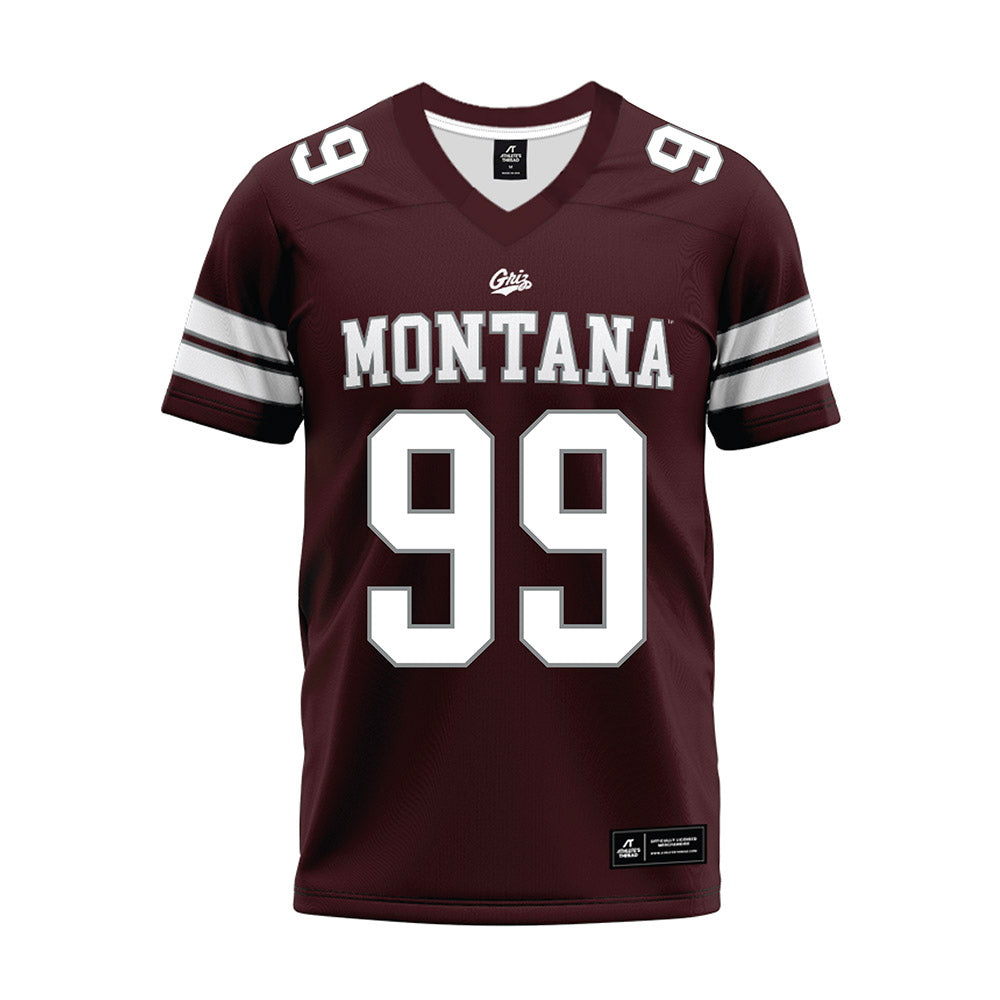 Montana - NCAA Football : Braydon Bailey - Maroon Premium Football Jersey-0
