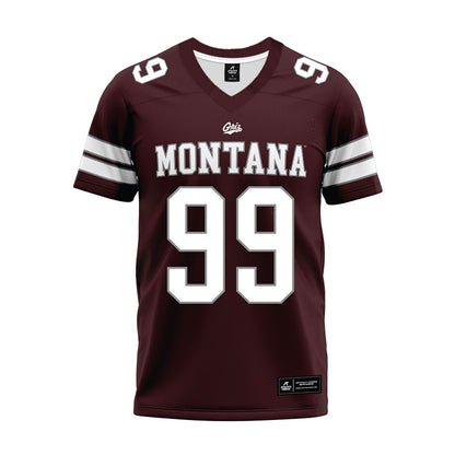 Montana - NCAA Football : Braydon Bailey - Maroon Premium Football Jersey-0