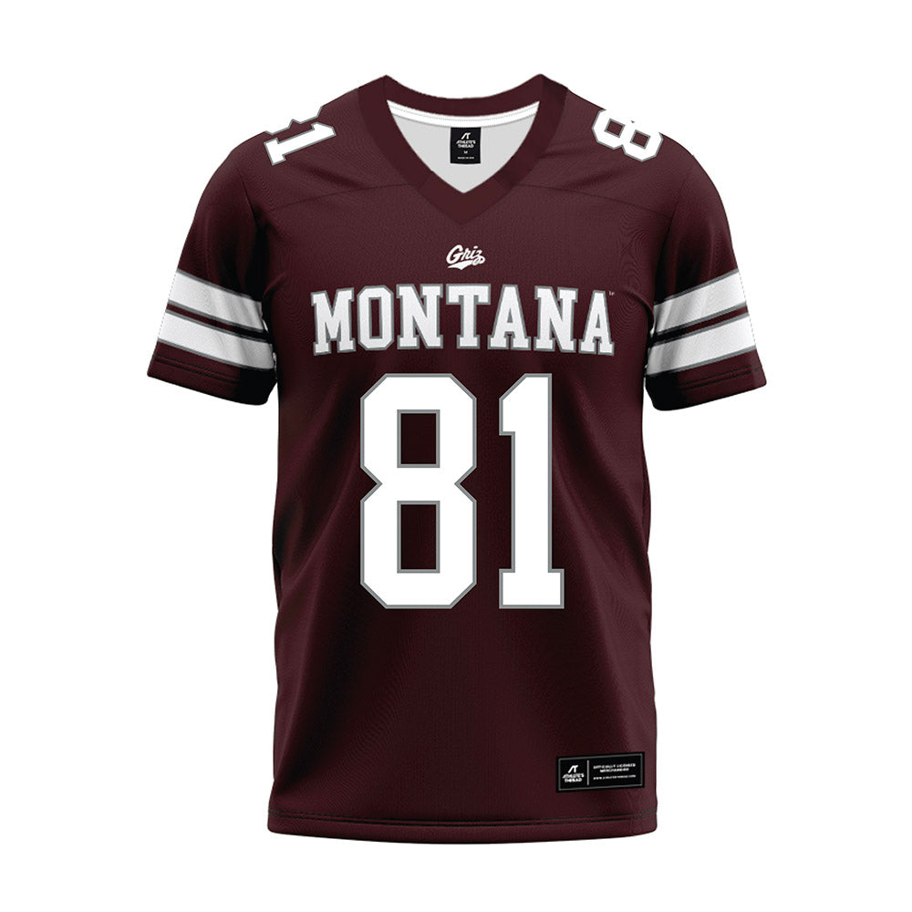 Montana - NCAA Football : Joshua Gale - Maroon Premium Football Jersey-0