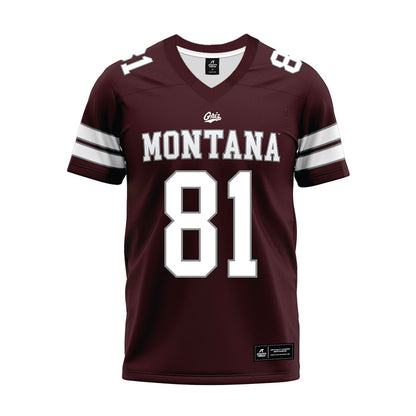 Montana - NCAA Football : Joshua Gale - Maroon Premium Football Jersey-0