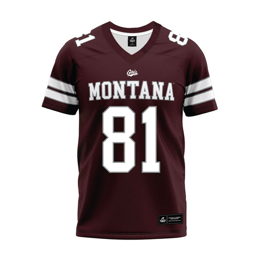 Montana - NCAA Football : Joshua Gale - Maroon Premium Football Jersey-0