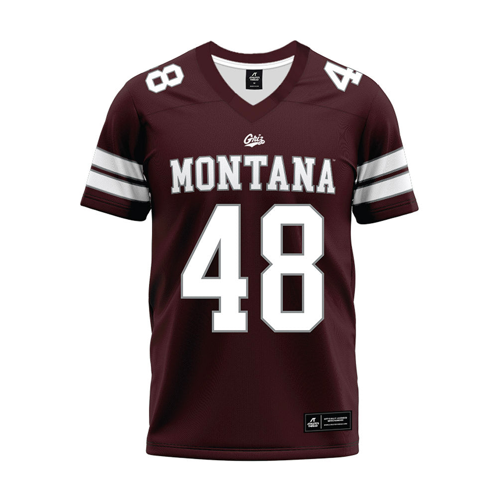 Montana - NCAA Football : Styles Goodman - Maroon Premium Football Jersey-0