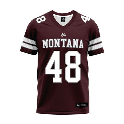 Montana - NCAA Football : Styles Goodman - Maroon Premium Football Jersey-0