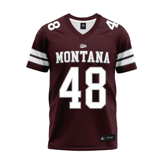 Montana - NCAA Football : Styles Goodman - Maroon Premium Football Jersey-0