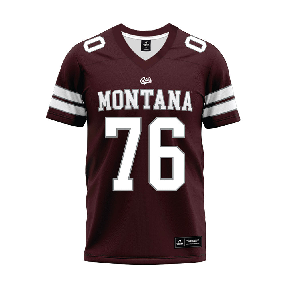Montana - NCAA Football : Patrick Matan - Maroon Premium Football Jersey-0