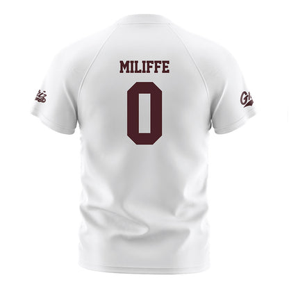 Montana - NCAA Women's Soccer : Jillian Miliffe - White Soccer Jersey-1