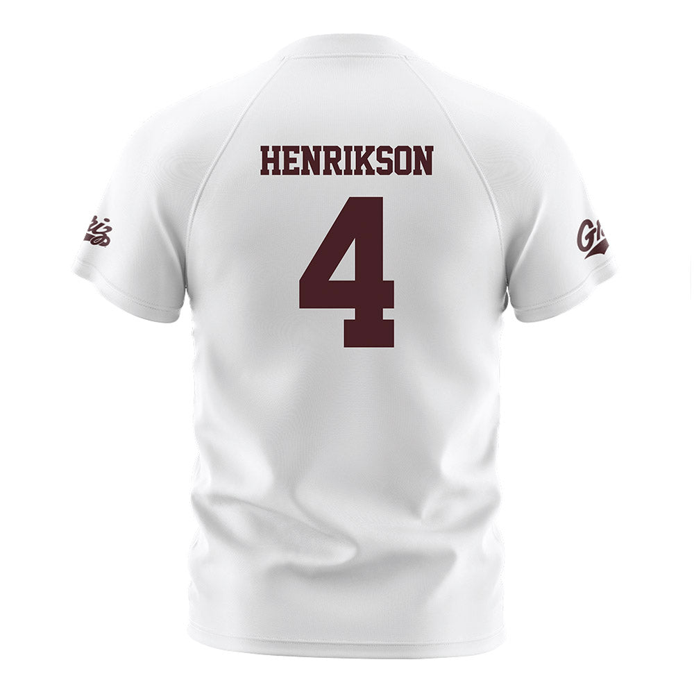 Montana - NCAA Women's Soccer : Allison Henrikson - White Soccer Jersey-1
