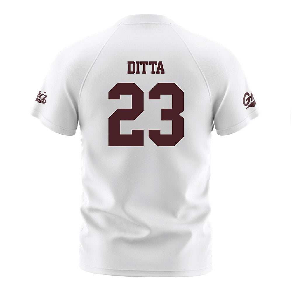 Montana - NCAA Women's Soccer : Maddie Ditta - White Soccer Jersey-1