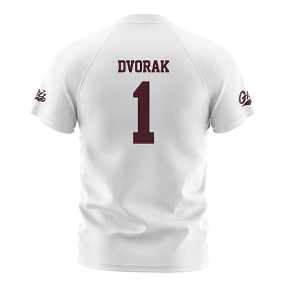 Montana - NCAA Women's Soccer : Ashlyn Dvorak - White Soccer Jersey