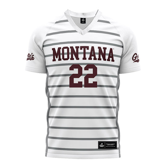 Montana - NCAA Women's Soccer : Reagan Brisendine - White Soccer Jersey
